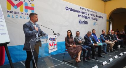 Empresas de Telecomunicaciones ordenarán el cableado en calles de Miguel Hidalgo