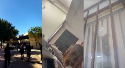 “Ahí quédense abajo, agáchense”: Ataque armado cerca de preparatoria en Sonora (VIDEO)
