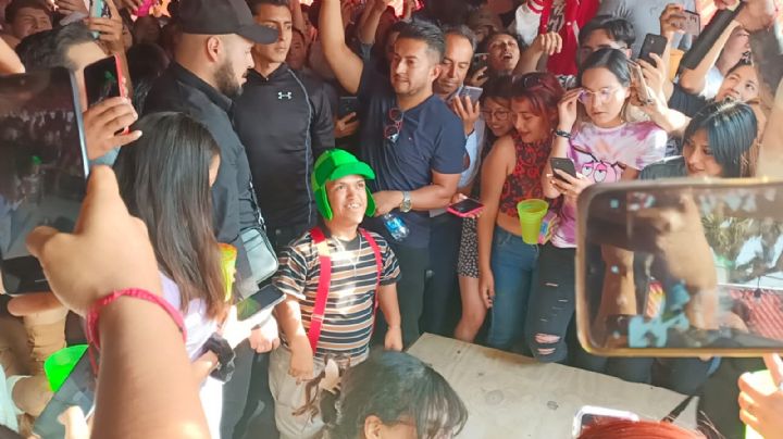 Así fue la visita de Medio Metro a Pachuca, hasta disfraz de Capitán América | VIDEO