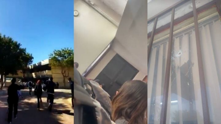 “Ahí quédense abajo, agáchense”: Ataque armado cerca de preparatoria en Sonora (VIDEO)