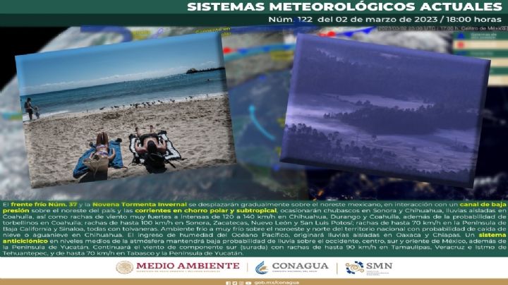 Clima en México: así estará la temperatura este viernes 3 de marzo