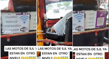 VIDEO TIKTOK: Mototaxi de Lima ofrece Wifi gratuito a sus pasajeros