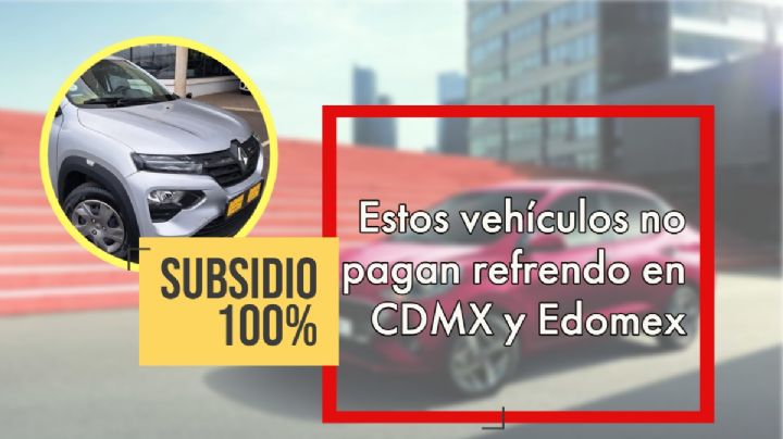 Tenencia 2023: ¿Quiénes NO PAGAN refrendo en CDMX y Edomex?