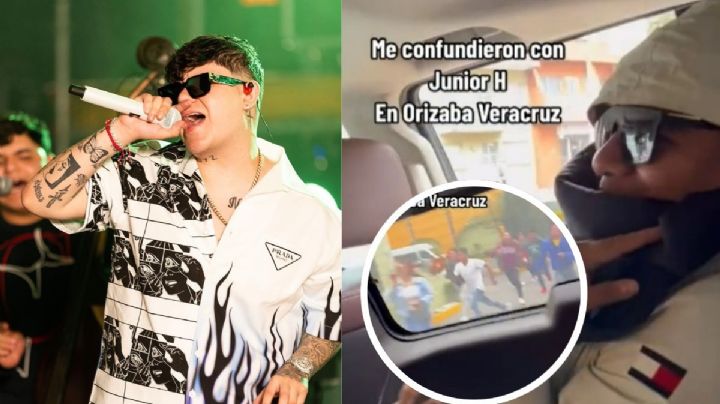 Confunden a tiktoker con Junior H en Orizaba y lo persiguen