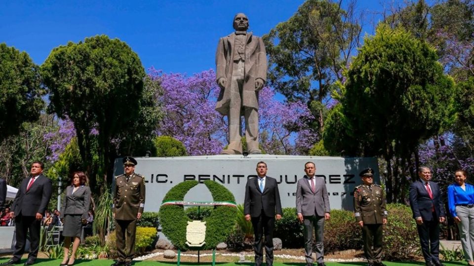 El gobernador de Puebla preside ceremonia conmemorativa al 217 Aniversario del Natalicio de Benito Juárez García; destaca que el “Benemérito de las Américas” enalteció la dignidad nacional al sobreponer la libertad e independencia de México