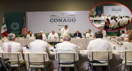 Salomón Jara Cruz encabeza reunión de la CONAGO; asisten funcionarios estadounidenses