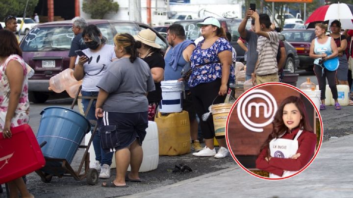 "La Inge", de participante de MasterChef a encargada de regresarle el agua a las colonias