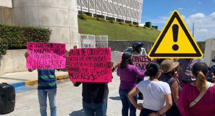 Se manifiestan en Fiscalía: acusan abusos de 2 niñas en escuela de Xalapa