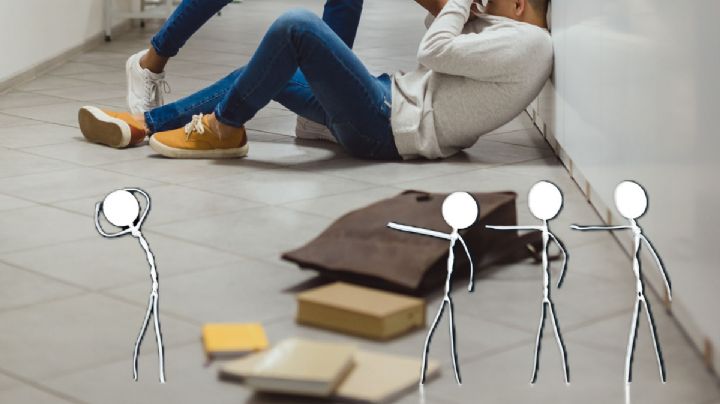 Alumnos de secundaria de Pachuca golpean a compañero, le rompen la nariz