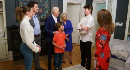 La foto que revela la cordial relación de Biden y Trudeau