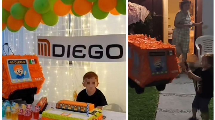 VIDEO TIKTOK: Niño de 3 años pide fiesta de cumpleaños del Metro y se hace viral