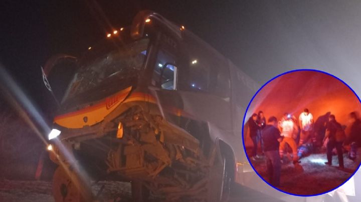 Se accidenta camión con estudiantes de La Salle en la Salamanca-Irapuato