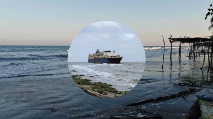 ¿Por qué fue cerrada la playa de Alvarado dónde encalló barco ruso?