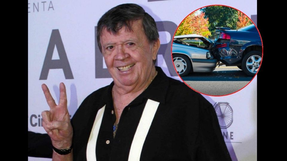 Así fue el día que chocaron a Chabelo