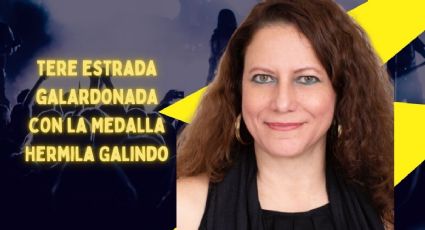 Tere Estrada, la mujer que forjó un camino en el rock, es reconocida con la medalla Hermila Galindo