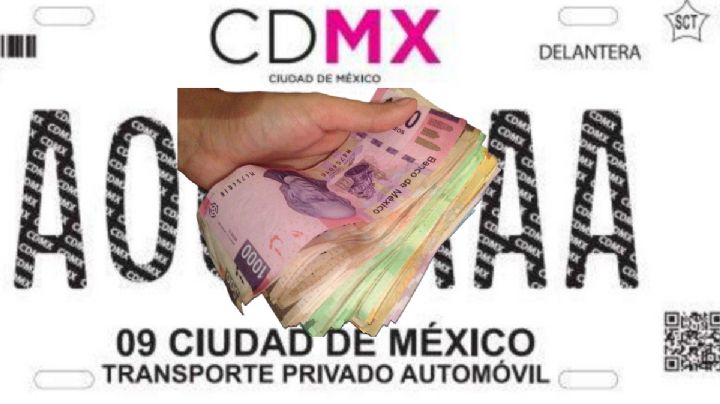 ¿Cuánto cuesta dar de alta las placas de tu auto?