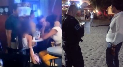VIDEO: Captan a niña en bar de Cuernavaca; policía la resguarda y la lleva con su padre