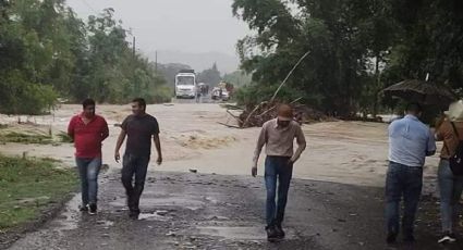 Frente Frío 45: Misantla y Martínez de la Torre afectados por lluvias