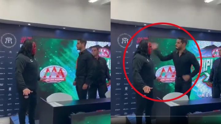 Adrián Marcelo le regresa cachetadon a Chessman: ¿Pelearán en Triplemanía?