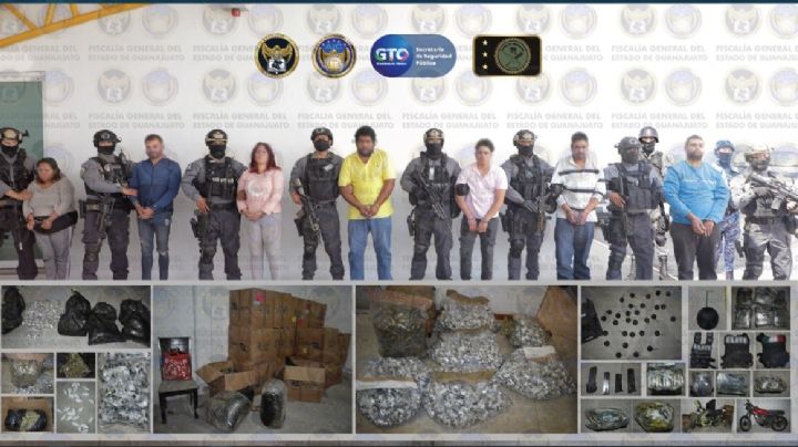 Cae banda criminal con 160,000 dosis de drogas