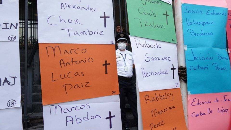 Protesta por la muerte de migrantes