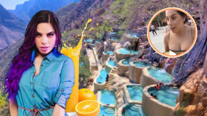 ¿Se le acabó la fama? Captan a Lizbeth Rodríguez vendiendo jugos en las Grutas de Tolantongo