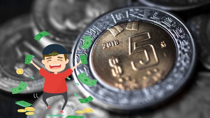 Así es la moneda de 5 pesos por la que te pueden dar casi 700,000 pesos