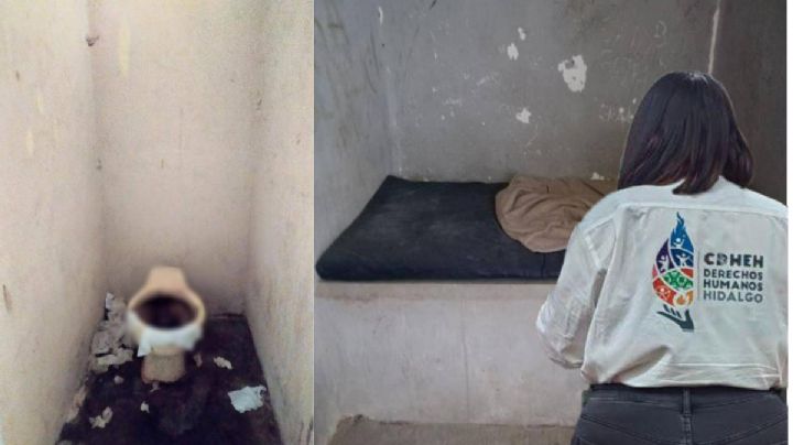 Con mal olor y camas de concreto, así son barandillas en municipios de Hidalgo: Derechos Humanos