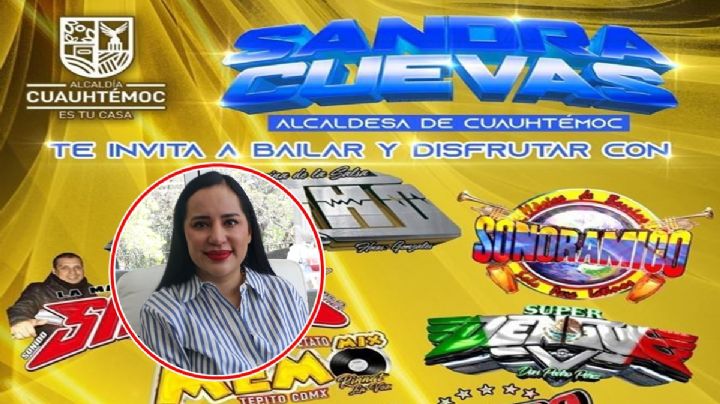 Tras trifulca en Santa María la Ribera, Sandra Cuevas organiza "Guerra de Sonideros"