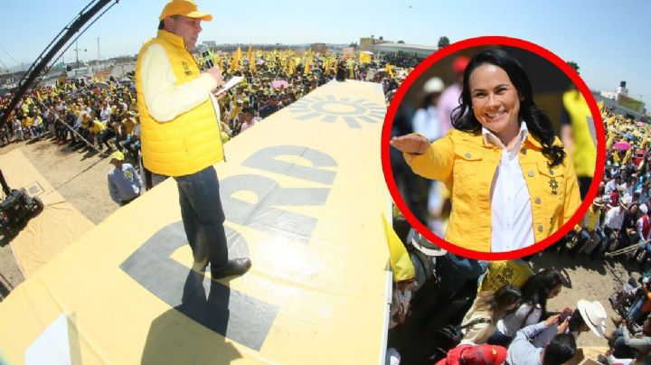 Así rindió protesta Alejandra del Moral como precandidata del PRD a gobernadora del Edomex