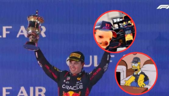 Los Memes celebran a Checo Pérez por su segundo lugar en Bahréin y su batalla con Leclerc