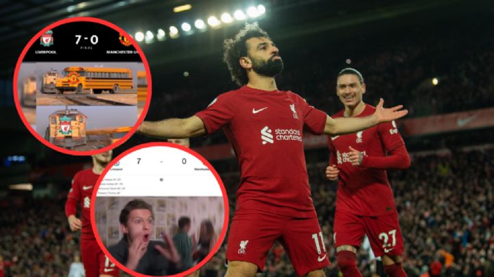 Loa MEMES de la brutal goleada del Liverpool 7-0 al Manchester United