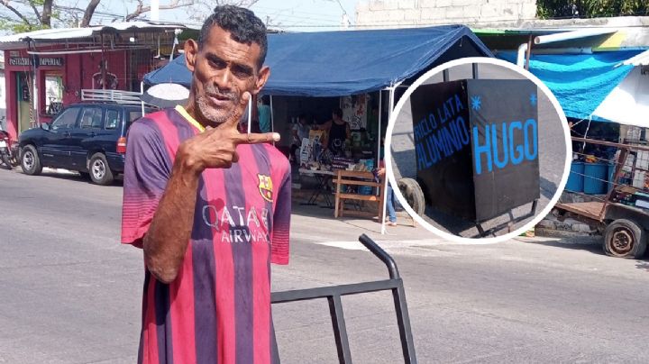 En "La Carranza" de Veracruz ayudan a Hugo, vecino trabajador con parálisis