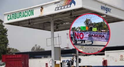 Vecinos de Toluca se manifiestan por construcción de gasera sobre vialidad principal