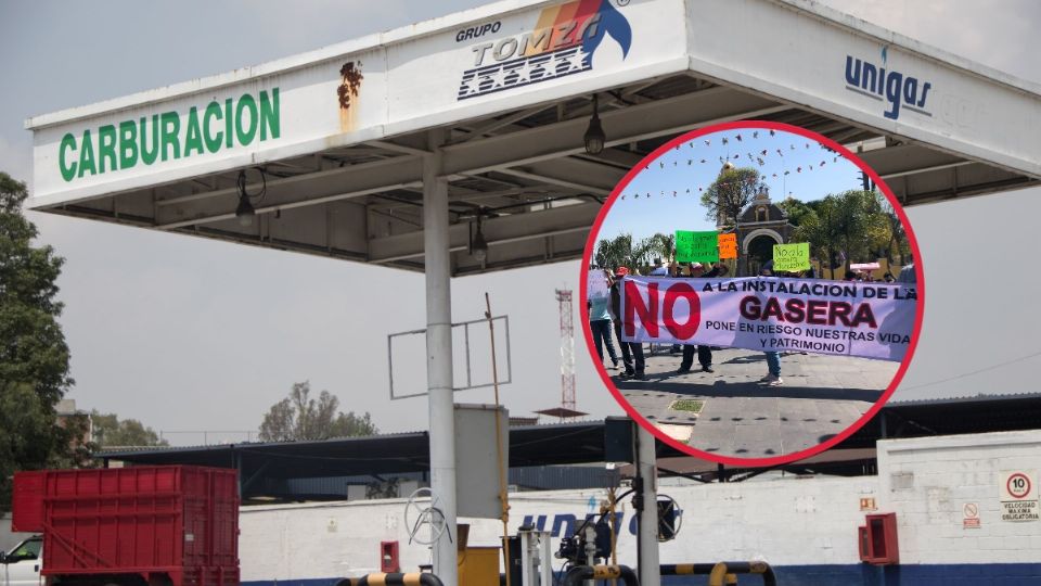 Esta es la segunda protesta en contra de la construcción de gaseras en Toluca