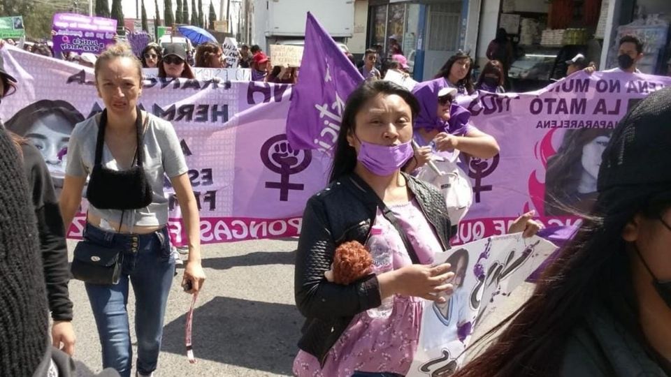 Marcha por el 8M en Cuautitlán Izcalli