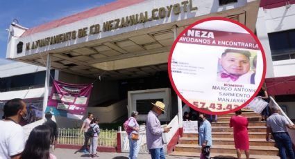 Cierran palacio municipal de Neza para exigir localización de Marco António