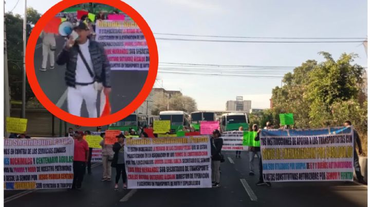 VIDEO: Transportistas desquician la CDMX a la altura de Metro Chabacano