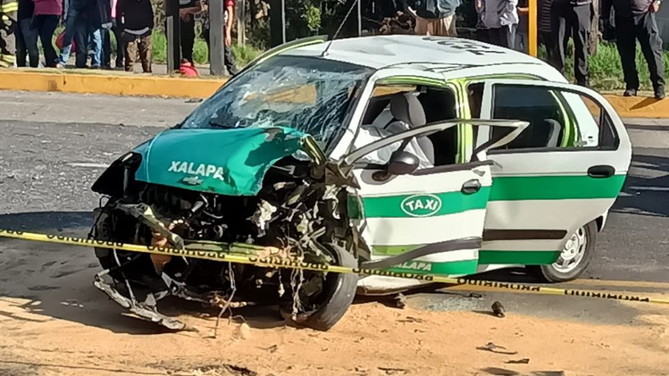 Taxista muere en accidente