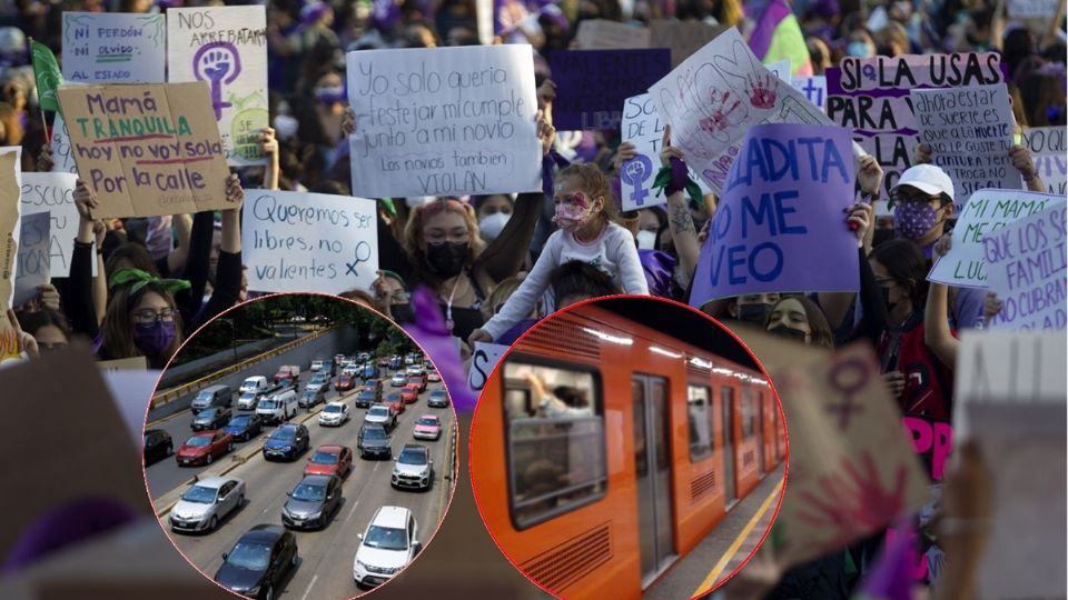 Estos serán los cierres de vialidades y transportes para este miércoles