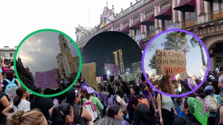 VIDEOS: Así fueron las marchas del 8M en ciudades de Veracruz