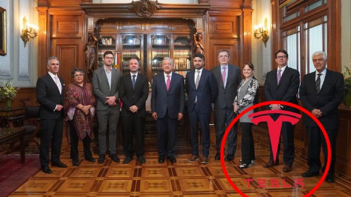 “Vamos bien”: AMLO recibe a directivos de Tesla en Palacio Nacional