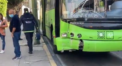 Autobús de RTP choca contra poste y deja 14 lesionados en Venustiano Carranza