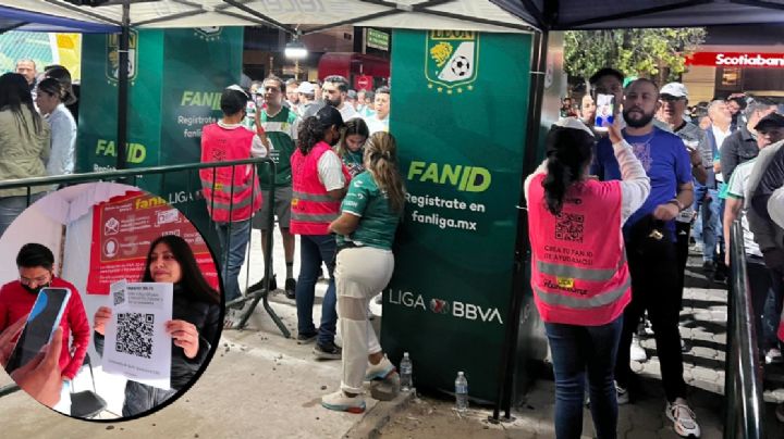 Caos para entrar al Estadio León por el Fan ID