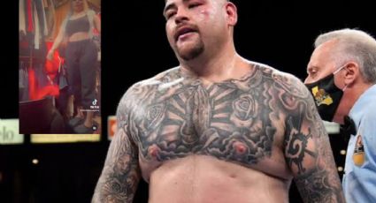 Esposa de Andy Ruiz lo echa tras infidelidad; tira todas sus cosas en botes de basura