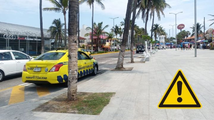 Prohibido estacionarse en Villa del Mar, Veracruz ¿Hasta cuándo?