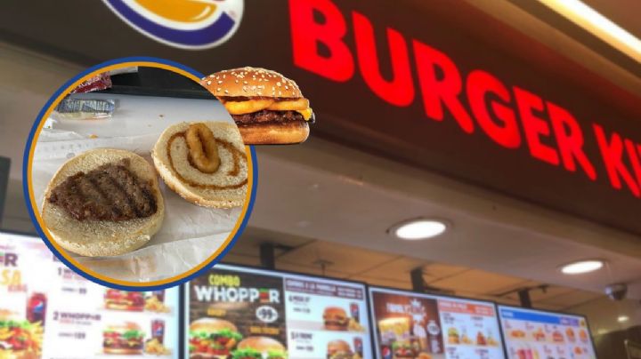 Cliente ordena hamburguesa en Burger King de Pachuca y recibe porquería | FOTO