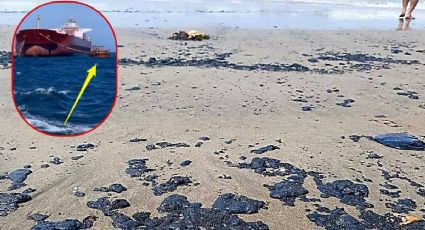 En plenas vacaciones reportan petróleo crudo en playas de Tabasco