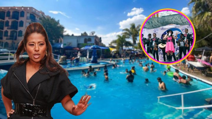 Toñita de “La Academia” canta en balneario de Hidalgo | VIDEO