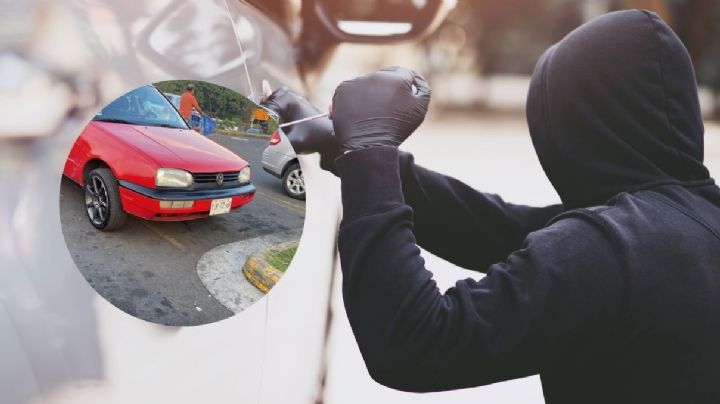 VIDEO: Roban coche de estacionamiento de Fortín; buscan a los responsables